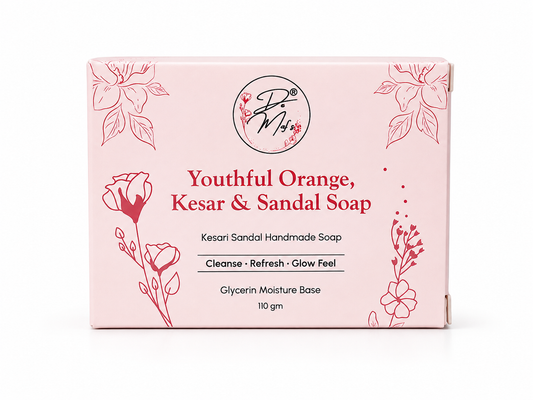 Demaf's Youthful Orange, Kesar & Sandal Soap.